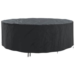 vidaXL Capa para M&oacute;veis 279 x 279 x 71 cm Tecido Oxford 600D Redondo