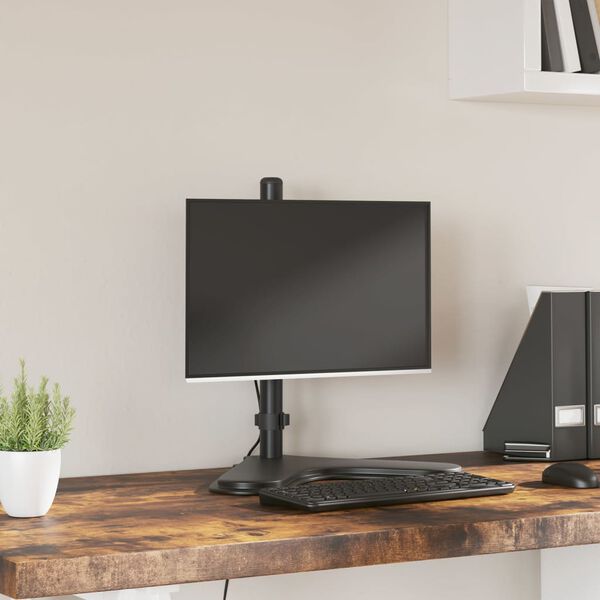 vidaXL Suporte para monitor VESA 75/100 mm a&ccedil;o preto