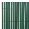 vidaXL Cerca de jardim dupla face 110x300 cm verde