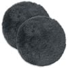 vidaXL Capa almofada 2 pcs HEERLEN Antracite &Oslash; 30 cm Fleece PV