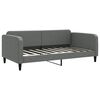 vidaXL Sof&aacute;-cama 100x190 cm tecido cinzento-escuro
