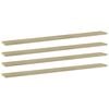 vidaXL Prateleiras estante 4pcs 100x10x1,5cm contrapl. carvalho sonoma