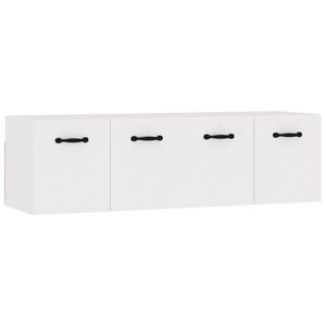 vidaXL Arm&aacute;rios parede 2pcs 80x35x36,5cm madeira processada branco