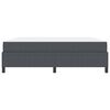 vidaXL Estrutura da Cama com colch&atilde;o Cinza Escuro 180 x 200 cm tecido