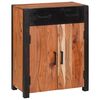 vidaXL Buffet Castanho 55 x 30 x 75 cm Madeira S&oacute;lida de Ac&aacute;cia