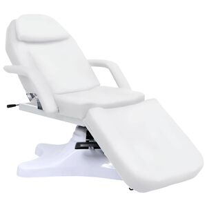 vidaXL Mesa de massagens 180x62x(86,5-118) cm branco