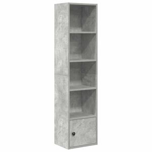 vidaXL Estante 31x24x127 cm derivados de madeira cinzento cimento
