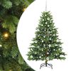 vidaXL &Aacute;rvore de Natal Artificial com 150 LEDs Verde 150 cm PE e PVC