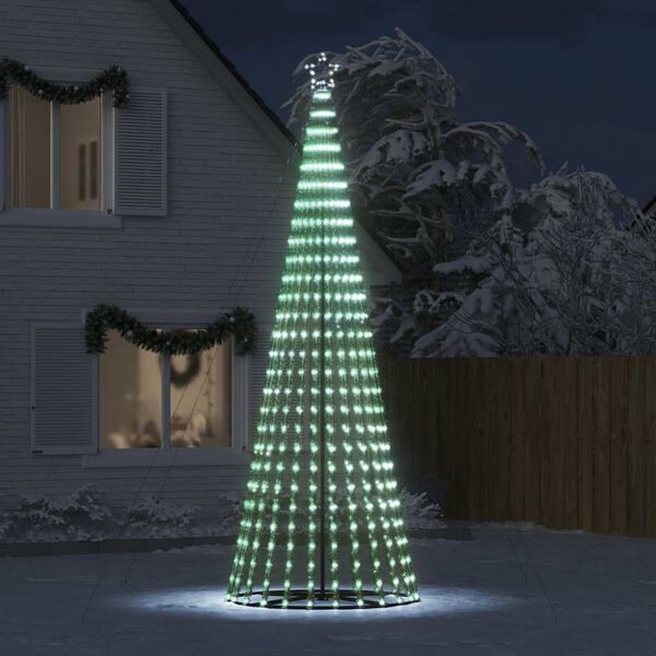 vidaXL LED Árvore de Natal 1028 LEDs Branco Frio 403 cm