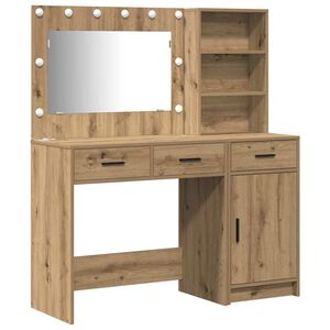 vidaXL Mesa de vestir 2 unid. Castanho 78,5 x 41 x 135 cm