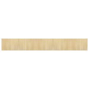 vidaXL Tapete retangular 70x500 cm bambu cor natural clara