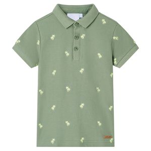 Polo para crian&ccedil;a caqui 92