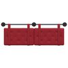 vidaXL Cabeceira Suspensa Vinho Vermelho 150 x 55 x 5 cm