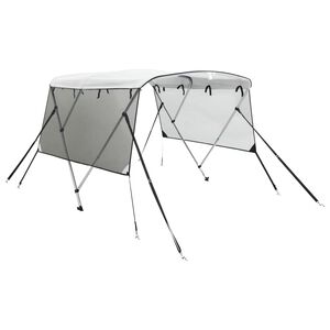 vidaXL Toldo 3 arcos Bimini paredes malha laterais 183x(154-167)x137cm