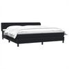vidaXL Cama com molas colch&otilde;es 200x210 cm veludo preto