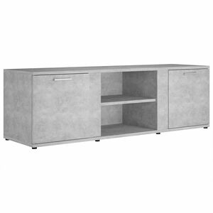 vidaXL M&oacute;vel de TV 120x34x37 cm derivados de madeira cinzento cimento