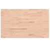 vidaXL Bancada retangular 100x60x(73-99,5) cm madeira de faia maciça