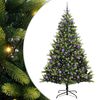 vidaXL &Aacute;rvore de Natal Artificial Articulada 300 LEDs Verde 240 cm