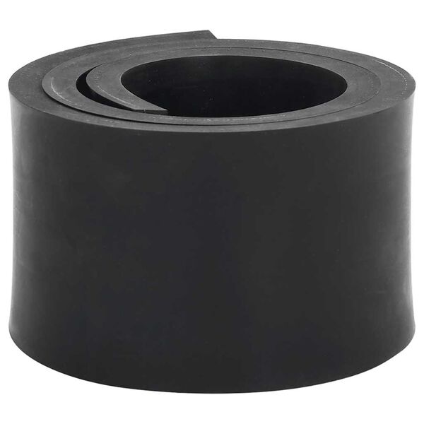 vidaXL Borda de borracha para limpa-neves 120x10x1 cm preto