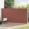 vidaXL Toldo lateral retr&aacute;til para p&aacute;tio 200x600 cm castanho