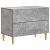 vidaXL Mesa-de-cabeceira Cinzento Cimento 62 x 34,5 x 48 cm
