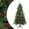 vidaXL &Aacute;rvore de Natal Articulada Artificial Verde 150 cm