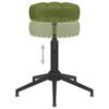 vidaXL Cadeiras de jantar girat&oacute;rias 2 pcs veludo verde-claro