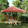 vidaXL Tenda para festas pop-up dobr&aacute;vel 292x292x315 cm terracotta