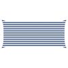 vidaXL Vela de sombra solar Azul e Branco 4,5 x 2 m