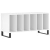 vidaXL Arm&aacute;rio para discos 100x38x48 cm derivados de madeira branco