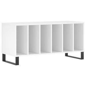 vidaXL Arm&aacute;rio para discos 100x38x48 cm derivados de madeira branco