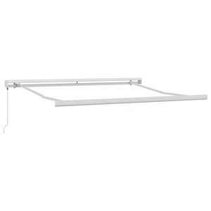 vidaXL Estrutura de Toldos Manual 3 x 2,5 m Branco