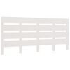vidaXL Cabeceira de cama 140x3x80 cm pinho maci&ccedil;o branco