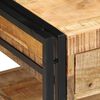 vidaXL Mesa de centro 90x50x38 cm madeira de mangueira &aacute;spera maci&ccedil;a