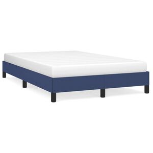 vidaXL Estrutura de cama sem colch&atilde;o 120x200 cm tecido azul