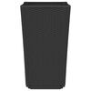 vidaXL Vasos/floreiras 4 pcs 32,5x32,5x57 cm PP preto