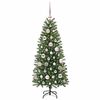 vidaXL &Aacute;rvore de Natal Artificial com 150 LEDs Verde 120 cm PE e PVC