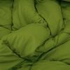 vidaXL Duvet de Ano Inteiro Verde e Antracite 200 x 155 cm Microfibra
