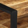 vidaXL Mesa de centro 90x50x36 cm madeira de mangueira &aacute;spera maci&ccedil;a