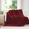 vidaXL Cobertor Vermelho Bordeaux 220 x 240 cm L&atilde;