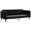 vidaXL Sof&aacute;-cama 80x200 cm veludo preto