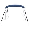vidaXL Toldo em 2 arcos Bimini 150x120x110 cm azul-marinho
