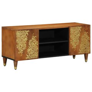 vidaXL Gabinete para TV Marrom mel 105 x 33 x 46 cm