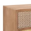 vidaXL Mesa de apoio com 4 gavetas 34,5x30x74,5 cm MDF castanho