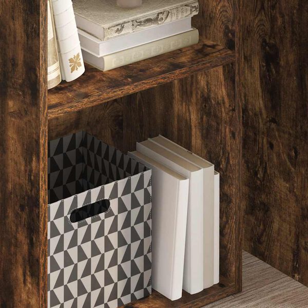 vidaXL Estante 40x30x77 cm derivados de madeira carvalho fumado