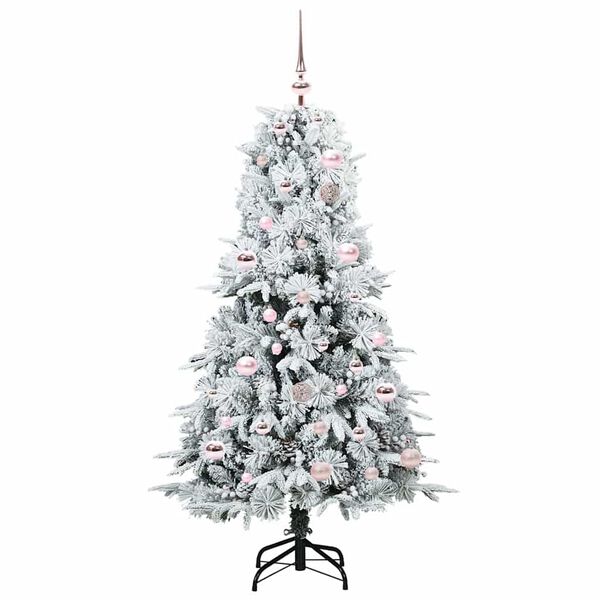vidaXL &Aacute;rvore de Natal Articulada Artificial Verde 150 cm PE e PVC