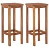 vidaXL 3 pcs conjunto de bar para jardim madeira de ac&aacute;cia maci&ccedil;a