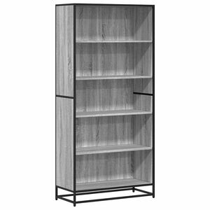 vidaXL Estante 80,5x35x170,5 cm derivados de madeira cinzento sonoma