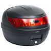 vidaXL Mala de mota para um capacete 35 L