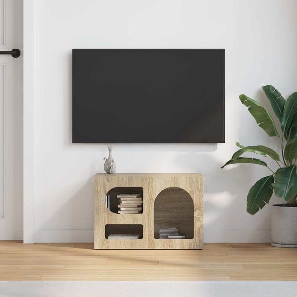 vidaXL Gabinete para TV Carvalho Sonoma 60 x 35 x 40 cm